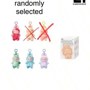 Labubu Big into Energy Plush Keychain